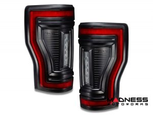 Ford Super Duty Tail Lights - Flush Mount - Oracle - LED - Red